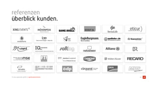 © 2015 typovision gmbh // agenturpräsentation
referenzen
überblick kunden.
19
 