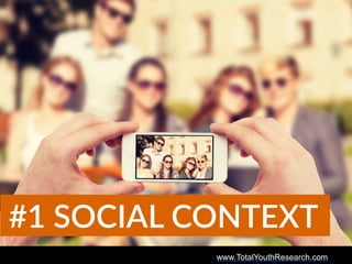 www.TotalYouthResearch.com
#1  SOCIAL  CONTEXT
 