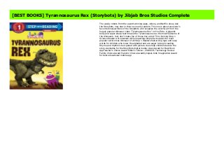 storybots tyrannosaurus rex