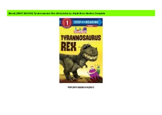 storybots tyrannosaurus rex