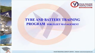 Tyre and battery training for fleet management PPTX