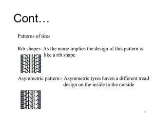 Tire Rib Pattern Tyre technology | PPTX