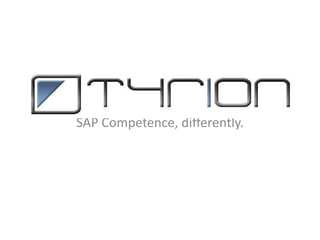 SAP Competence, differently. 
