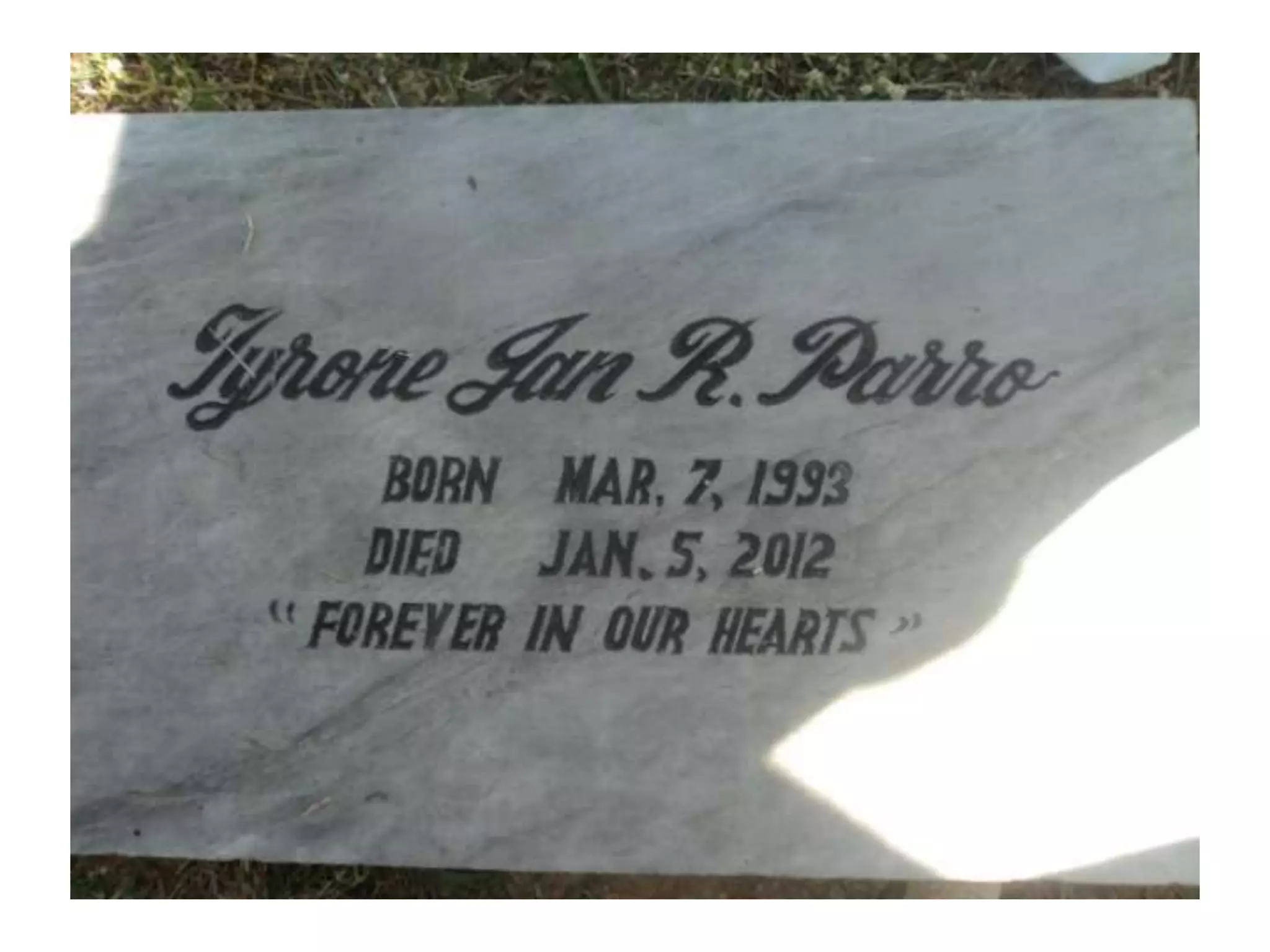 Tyrone Jan R. Parro Treasured Moments