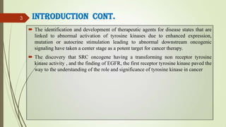 Introduction cont.
 The identification and development of therapeutic agents for disease states that are
linked to abnorm...