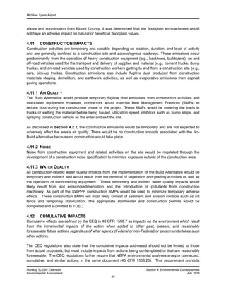 Proposed Extension of Runway 5L-23R McGhee Tyson Airport (TYS) | PDF
