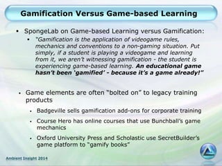 Tyson Greer - The 2013-2018 Worldwide Game-based Learning and Simulation-based Markets