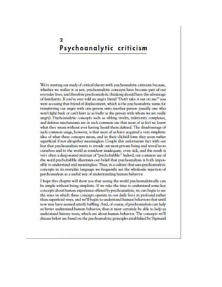 Tyson psychoanalytical intro