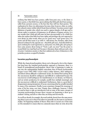 Tyson psychoanalytical intro