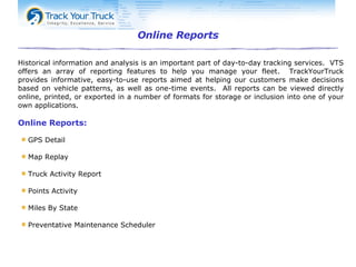 TrackYourTruck Vehicle Tracking