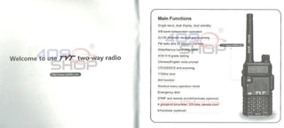 Manual do Usuario Tyt  th f8 VHF