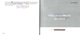 Manual do Usuario Tyt  th f8 VHF