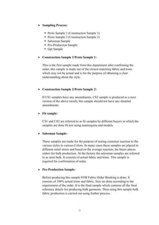 Study on Exports T-Shirts Manufacturing Units in Tirupur | PDF