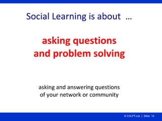 Social Learning: an explanation using Twitter