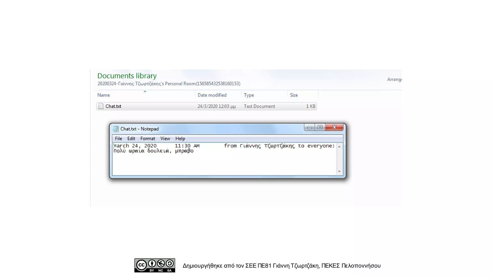Δημιουργήθηκε από τον ΣΕΕ ΠΕ81 Γιάννη Τζωρτζάκη, ΠΕΚΕΣ Πελοποννήσου
 