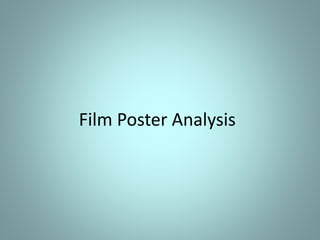 Film Poster Analysis

 