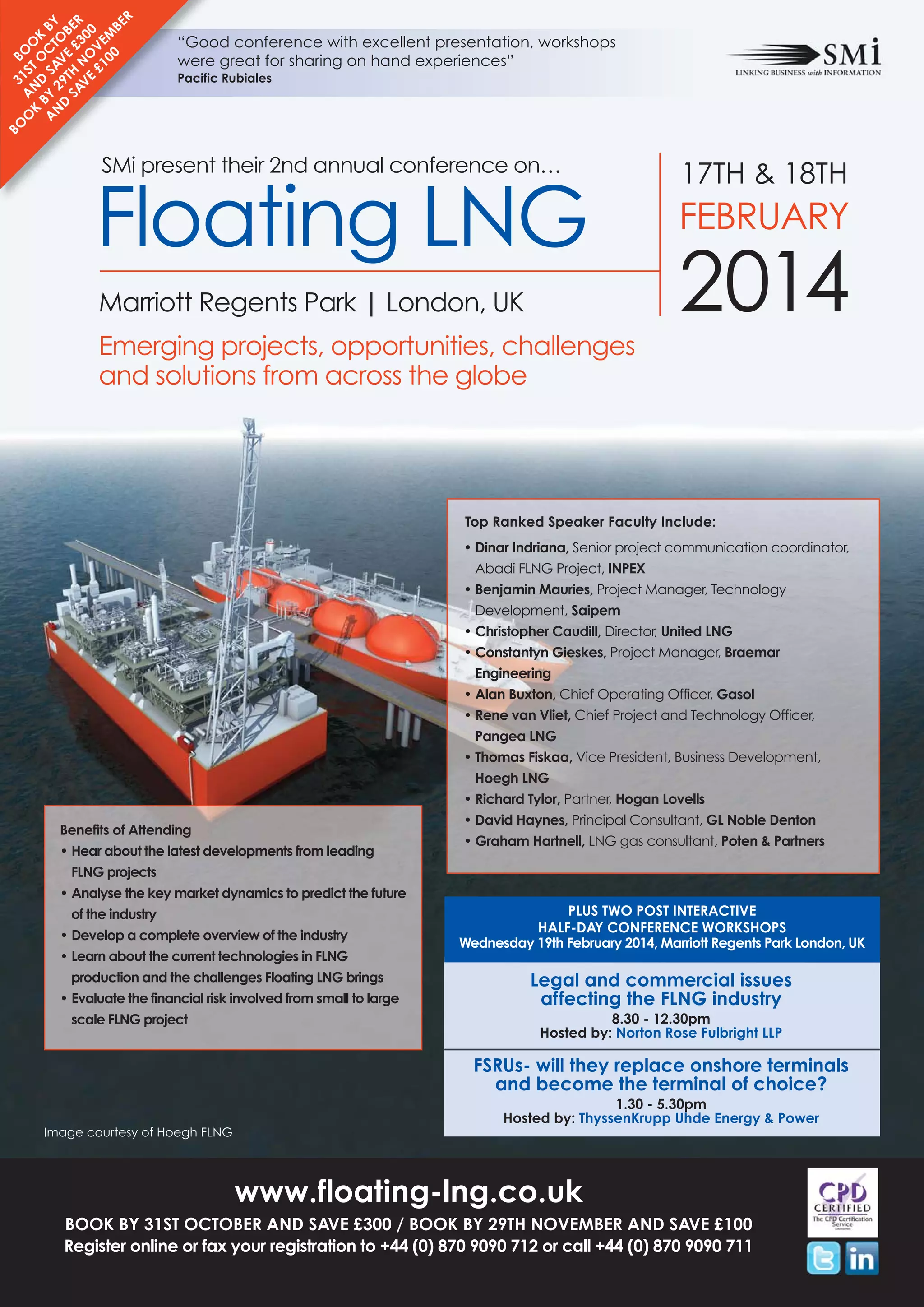 SMi Group's 2nd annual Floating LNG conference | PDF