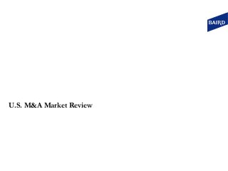 U.S. M&A Market Review

 
