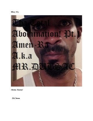 8Fucc My
Aboma Enemy!
2X:Chrous
 