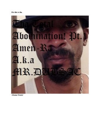 1So this is tha
Aboma Storia!
 