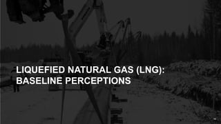 19
LIQUEFIED NATURAL GAS (LNG):
BASELINE PERCEPTIONS
19
 