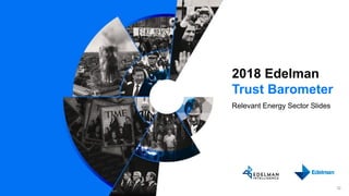2018 Edelman
Trust Barometer
Relevant Energy Sector Slides
32
 