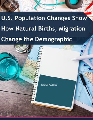 U.S. Population Changes Show
How Natural Births, Migration
Change the Demographic
Landscape
Colonial Van Lines
 