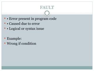 Program Fault U-1Software_Testing_Terminology_Design.pptx