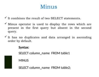 Minus Query U-2.pptx ...