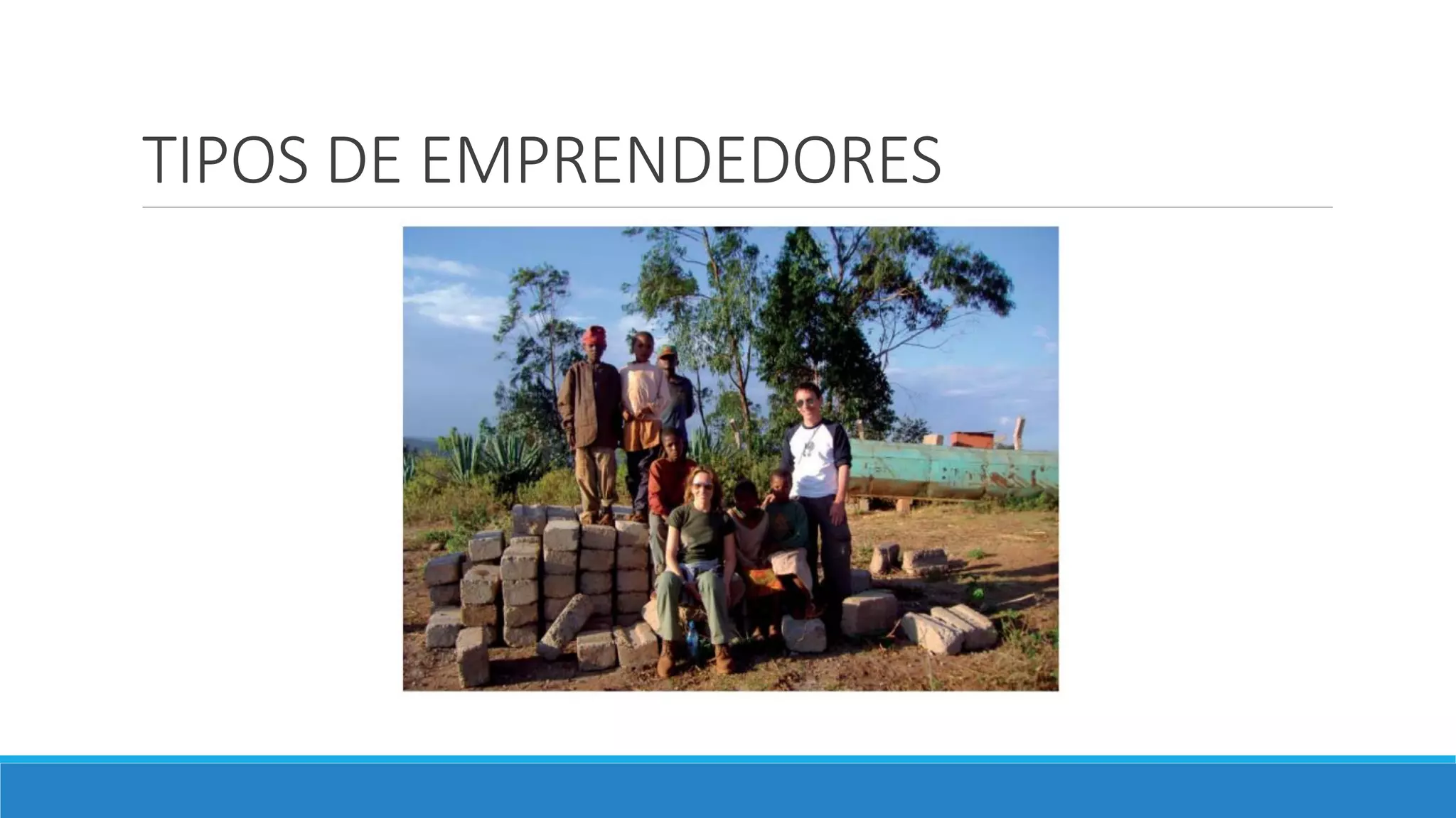 TIPOS DE EMPRENDEDORES
 