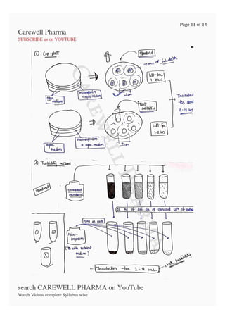 Page 11 of 14
Carewell Pharma
SUBSCRIBE us on YOUTUBE
O up-plar Stpnd
2on of
Inuklk
ee ut fo
moboganlm
oqan midum 20m
CLan
Midiuo
Tncvboled
fo abtu
TeuF
onlibotis 19-24 ws
o
agm
Mudium
MIordngan]sm
+ag mudiun
Turbidia milod
A
Standand STANDARD
ANTIBDTIS
(O1 of dif n. of standad sol ofaxh
9nl ineadh
Miro
orqanism
CTwilh nuhient
midim)
Inwbaion for -4
-thuck
tubidi
search CAREWELL PHARMA on YouTube
Watch Videos complete Syllabus wise
 