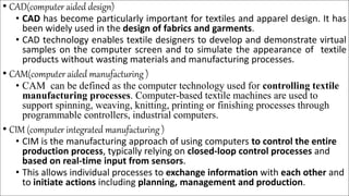 U 8 application of information technology and cad in garment industry ...
