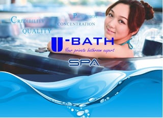 U bath spa tub series