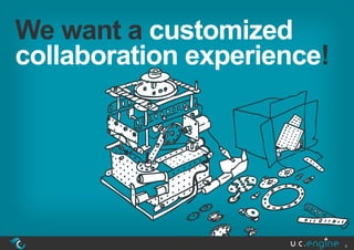We want a customized
collaboration experience!




                            6
 