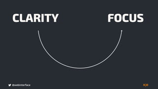 @webinterface
CLARITY FOCUS
 