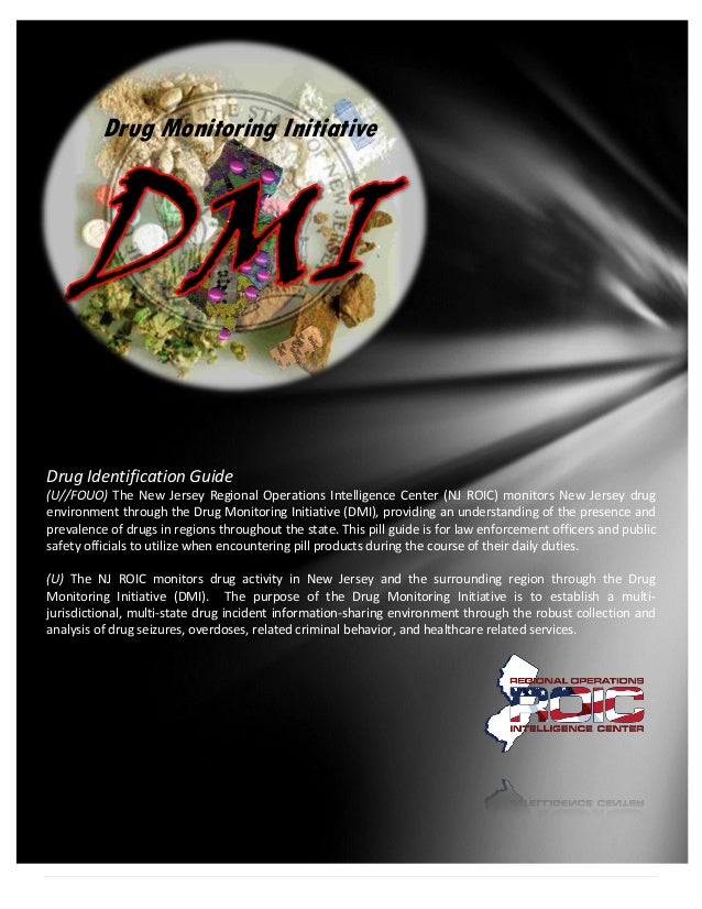 U Fouo New Jersey Fusion Center Drug Monitoring Initiative Dmi Dr
