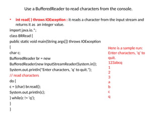 U-III Prt-2.pptx0 for Java and hardware coding... | PPTX