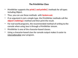 U-III Prt-2.pptx0 for Java and hardware coding... | PPTX