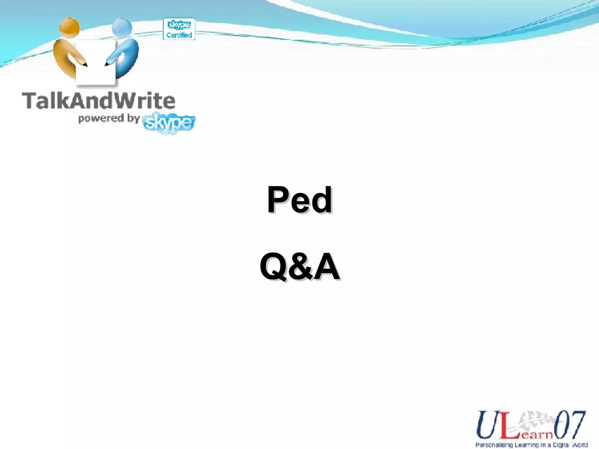 Ped Q&A