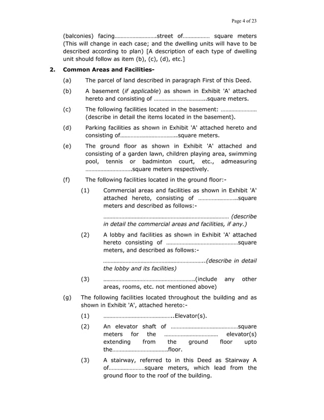 U.P. APARTMENT RULES 2010