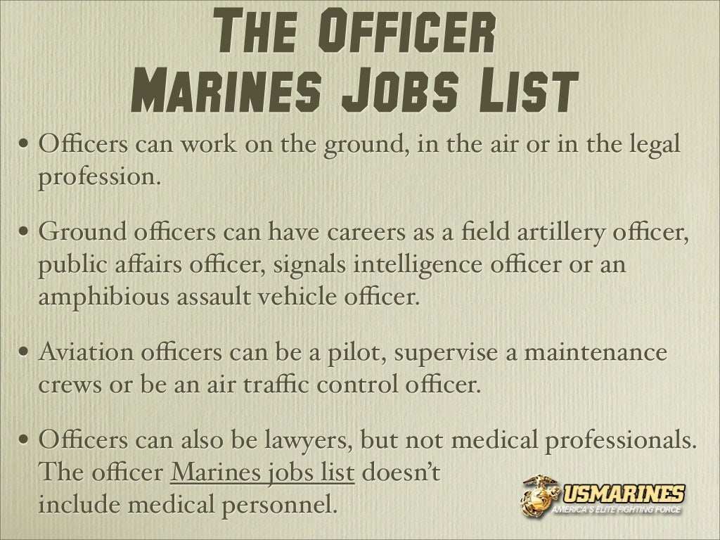 U.S Marines Careers Learning How You can Serve