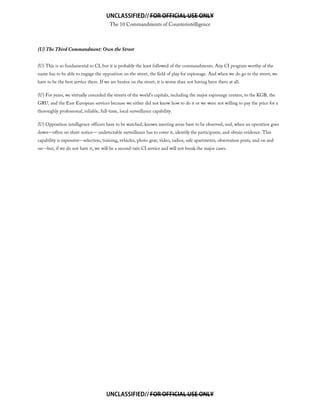 The 10 Commandments of Counterintelligence