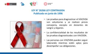 LEY N° 26266 LEY CONTRASIDA
Publicada en junio de 1996
 