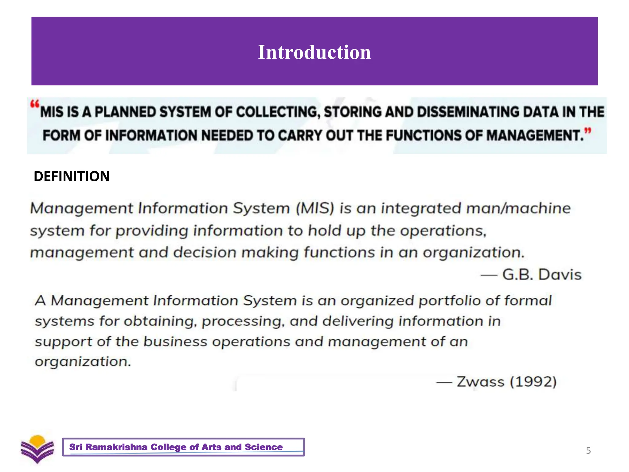Management Information System - Introduction | PPT
