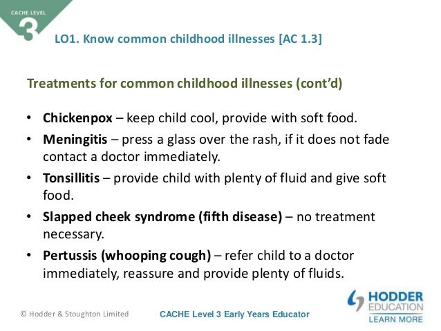 Common Childhood Illnesses Chart Uk