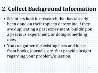 Science Inquiry Background Scientific Inquiry | PPTX