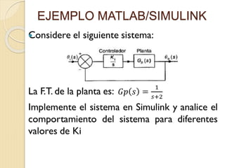 EJEMPLO MATLAB/SIMULINK

 