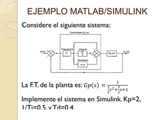 EJEMPLO MATLAB/SIMULINK

 