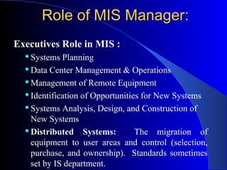 Management Information System: Information, Information System ...