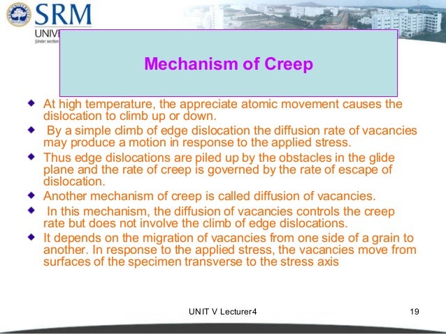 what is the principal cause of a creep